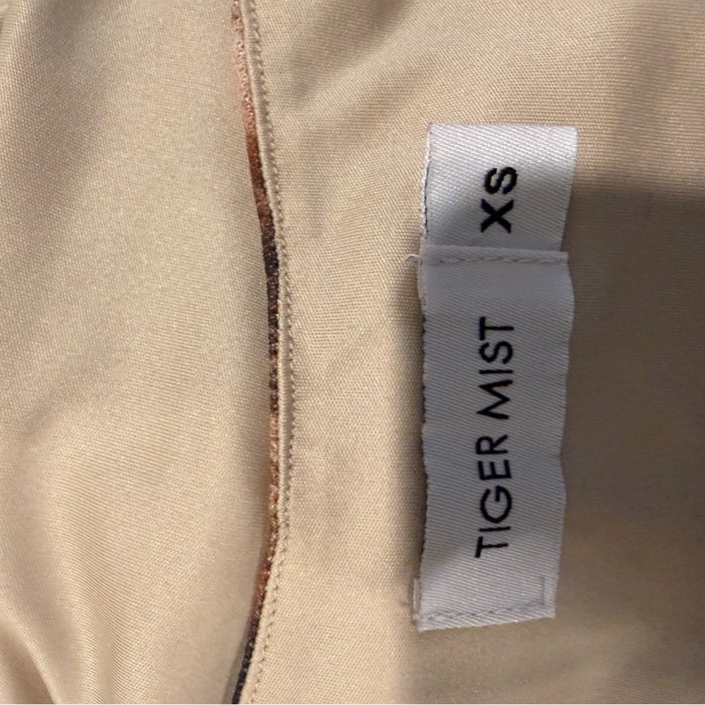 Tiger Mist Cream Neutral Pearl Maxi Skirt - Picture 3 of 6